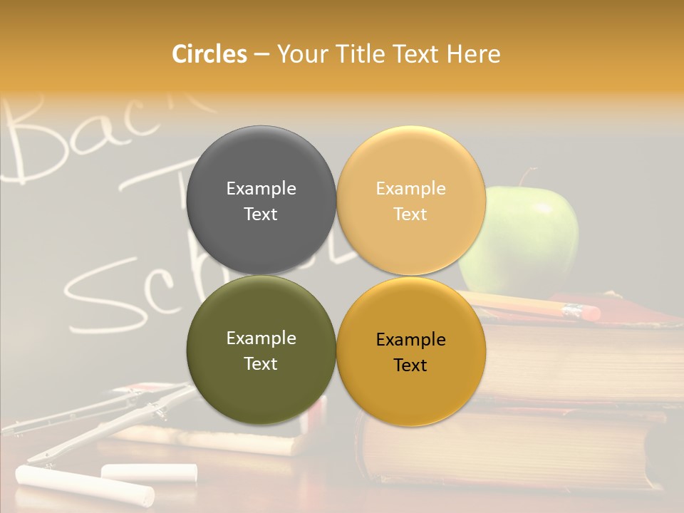 Green Slate Board PowerPoint Template