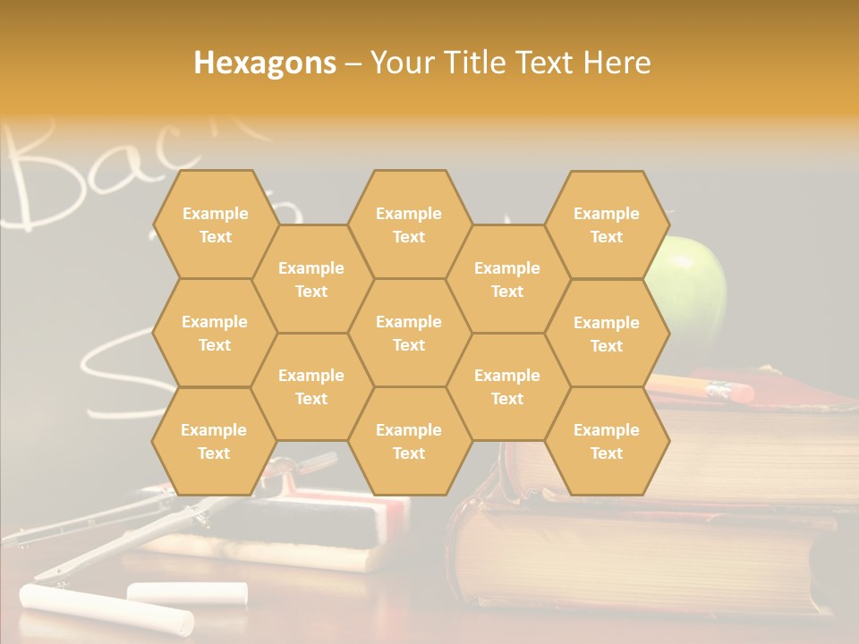 Green Slate Board PowerPoint Template