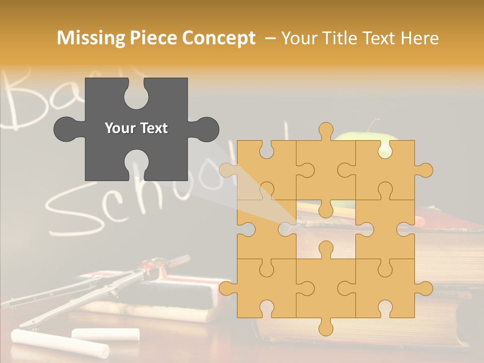 Green Slate Board PowerPoint Template