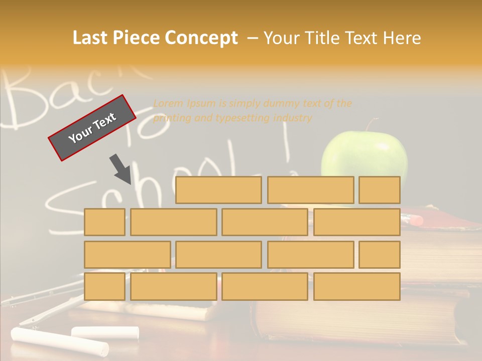 Green Slate Board PowerPoint Template