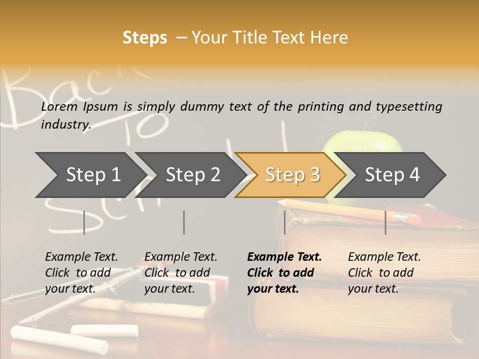 Green Slate Board PowerPoint Template