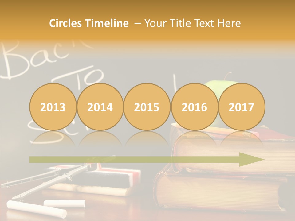 Green Slate Board PowerPoint Template