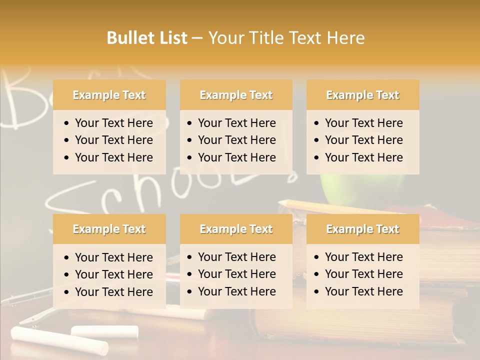 Green Slate Board PowerPoint Template
