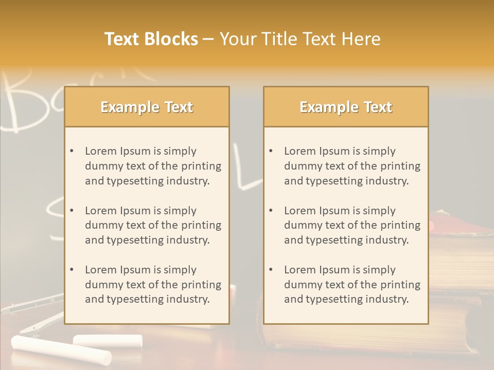 Green Slate Board PowerPoint Template
