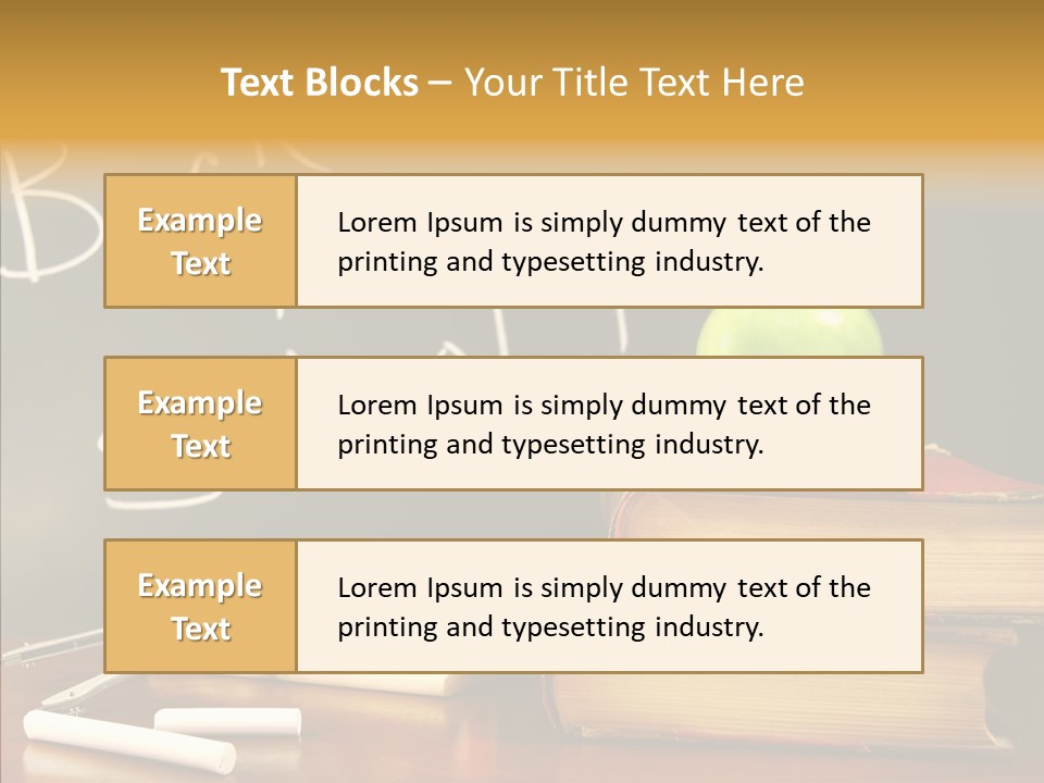 Green Slate Board PowerPoint Template