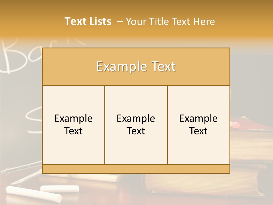 Green Slate Board PowerPoint Template