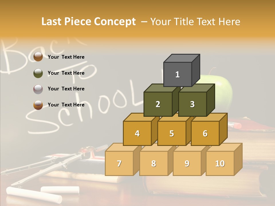 Green Slate Board PowerPoint Template