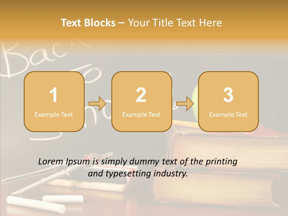 Green Slate Board PowerPoint Template