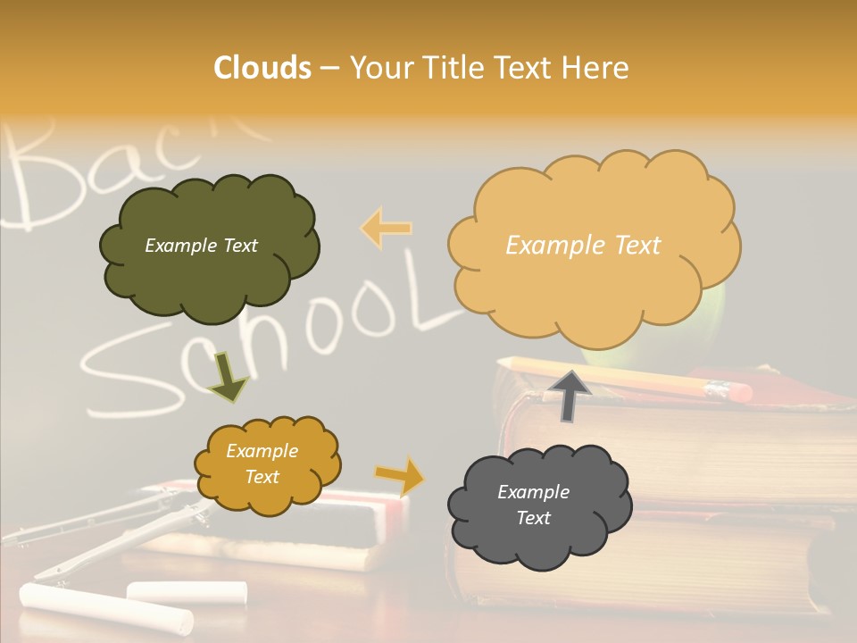Green Slate Board PowerPoint Template