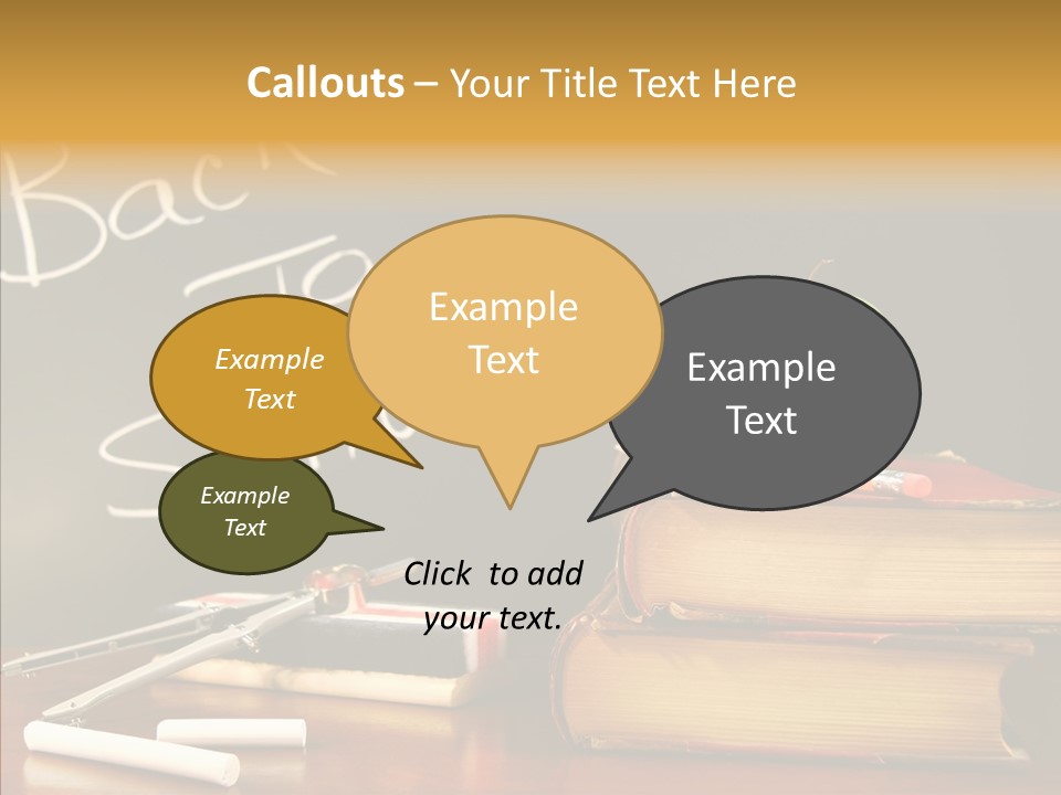 Green Slate Board PowerPoint Template