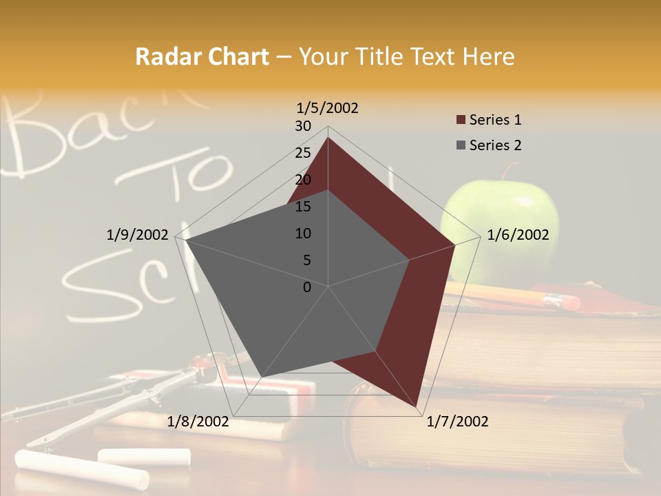 Green Slate Board PowerPoint Template