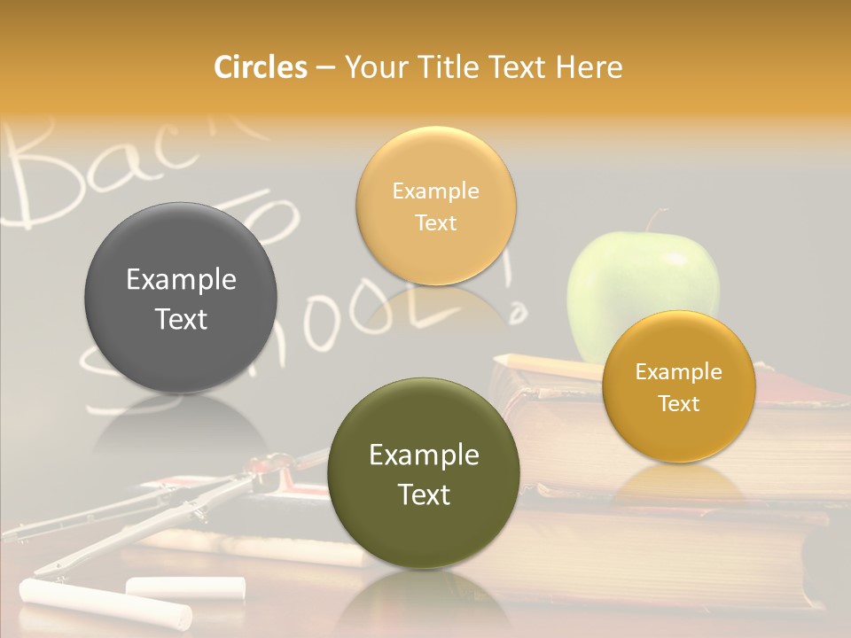 Green Slate Board PowerPoint Template