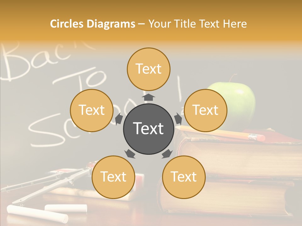 Green Slate Board PowerPoint Template