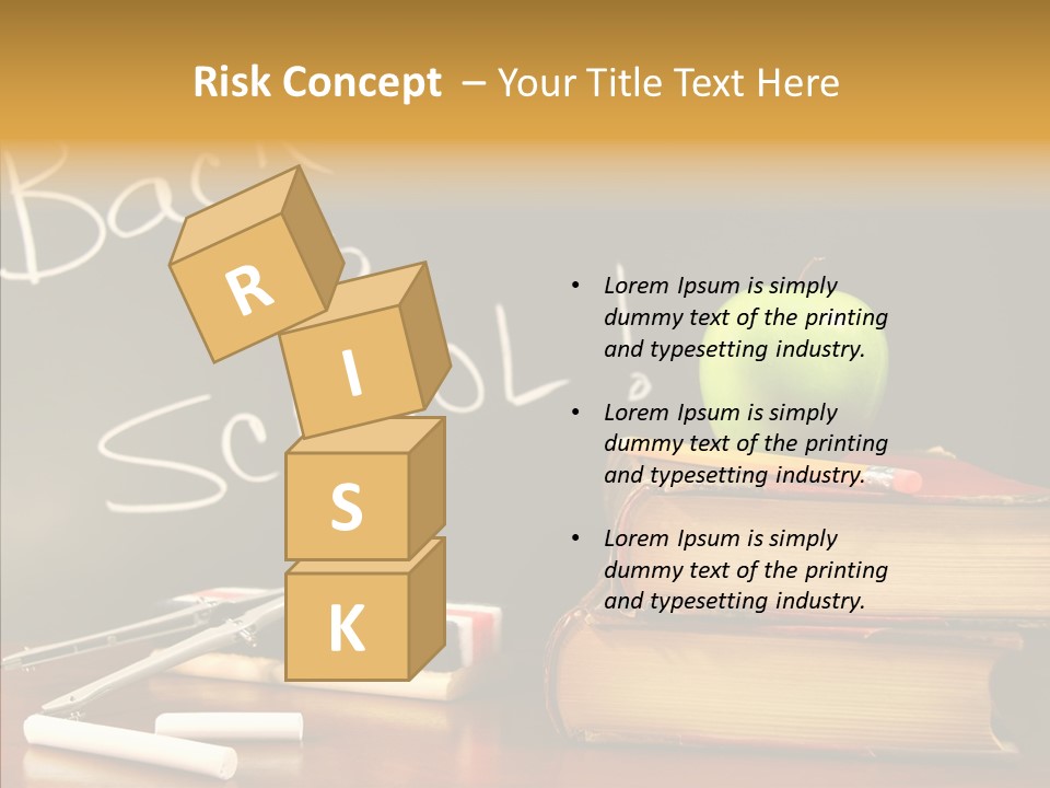 Green Slate Board PowerPoint Template