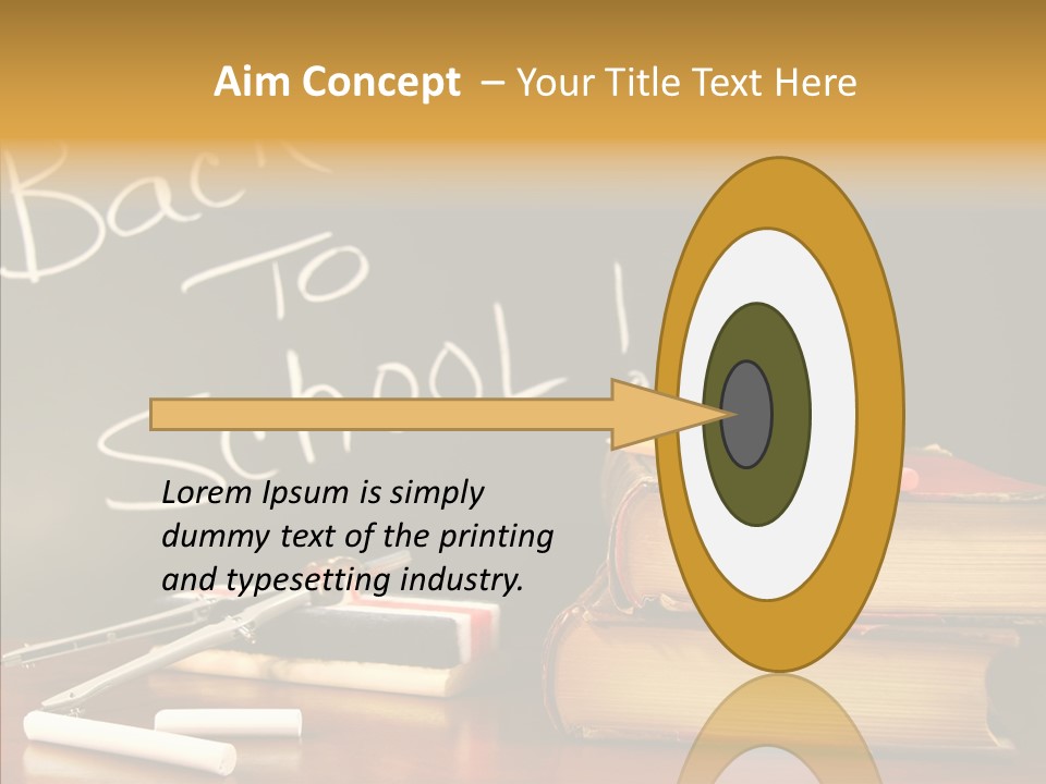 Green Slate Board PowerPoint Template