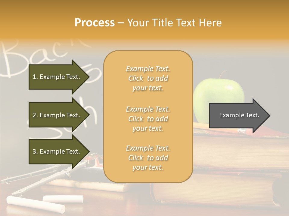 Green Slate Board PowerPoint Template
