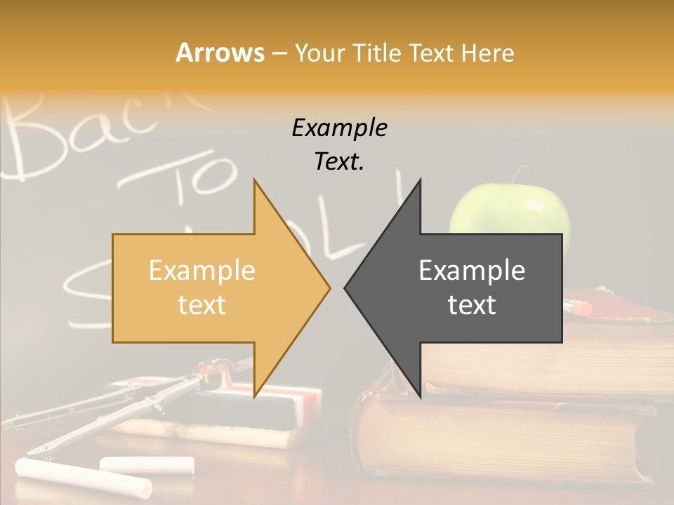 Green Slate Board PowerPoint Template