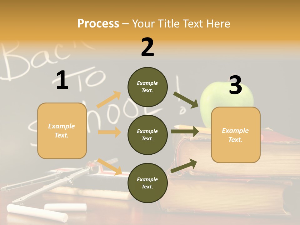 Green Slate Board PowerPoint Template