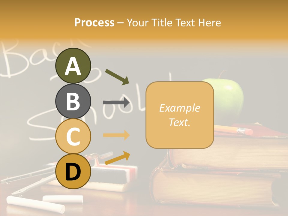 Green Slate Board PowerPoint Template