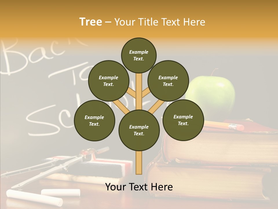 Green Slate Board PowerPoint Template