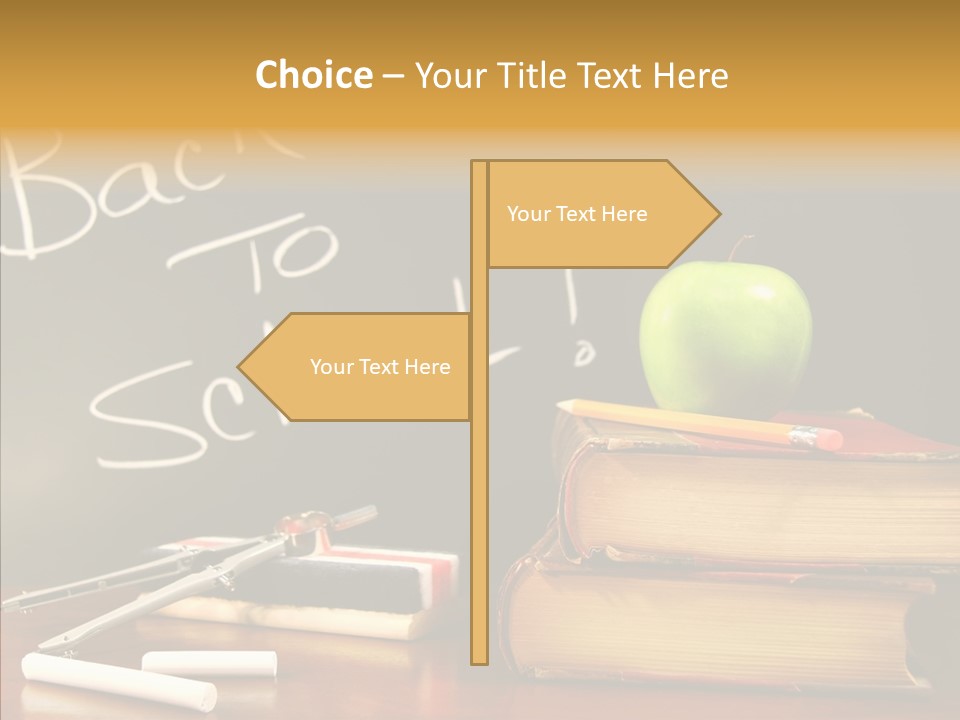 Green Slate Board PowerPoint Template