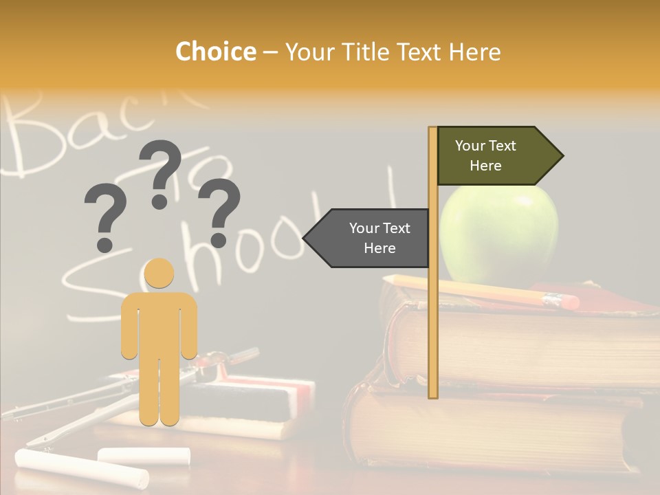 Green Slate Board PowerPoint Template