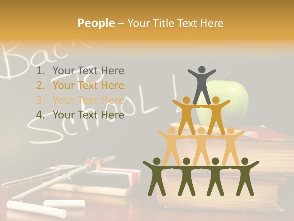 Green Slate Board PowerPoint Template