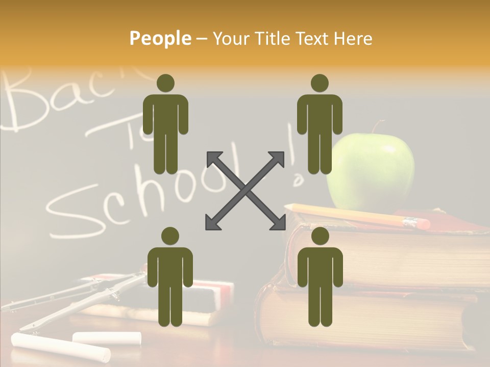 Green Slate Board PowerPoint Template