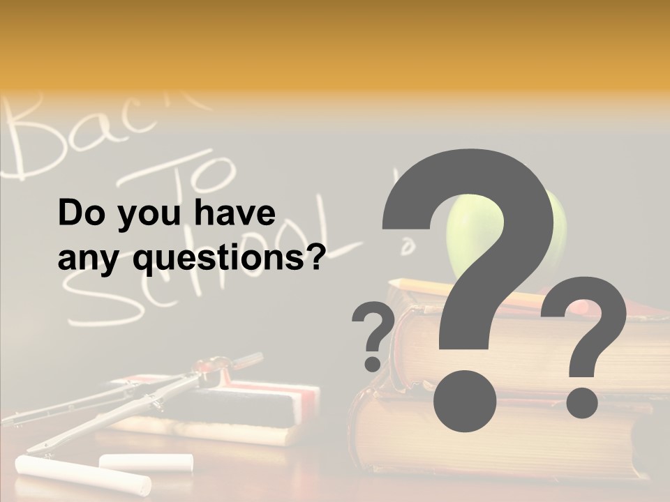 Green Slate Board PowerPoint Template