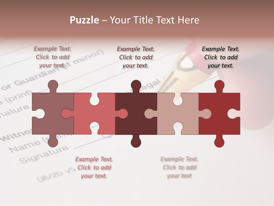 Model Register Sit PowerPoint Template