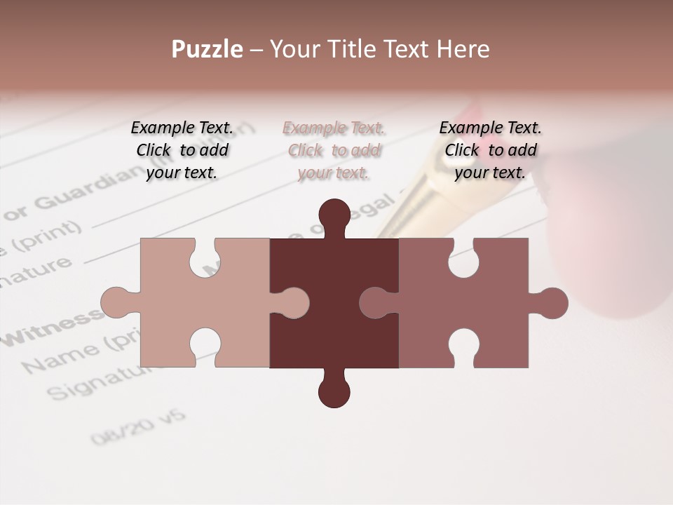 Model Register Sit PowerPoint Template