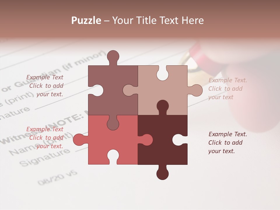 Model Register Sit PowerPoint Template