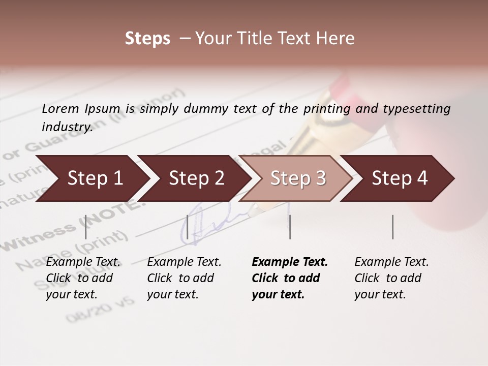 Model Register Sit PowerPoint Template