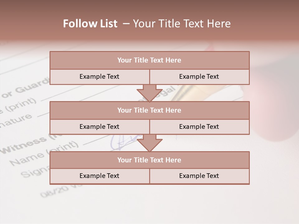 Model Register Sit PowerPoint Template