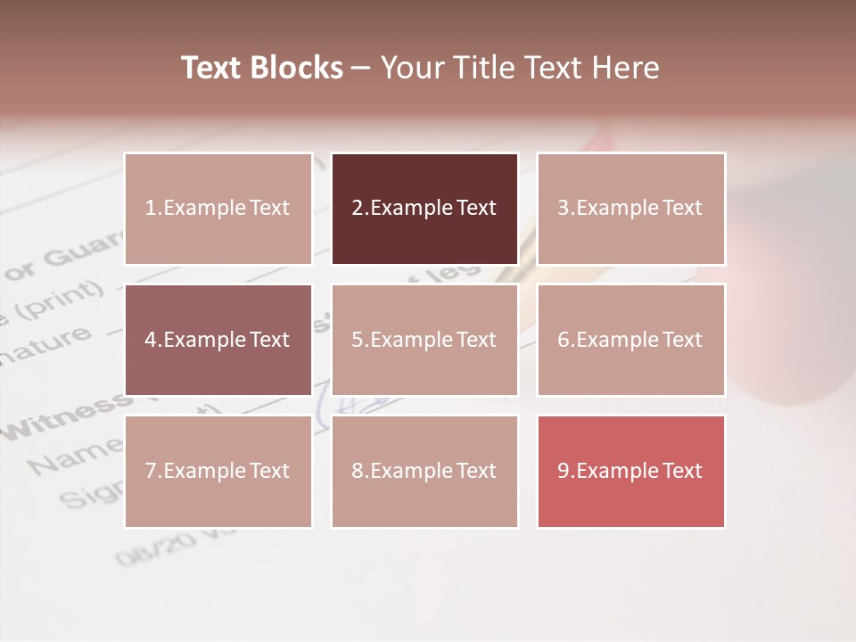 Model Register Sit PowerPoint Template