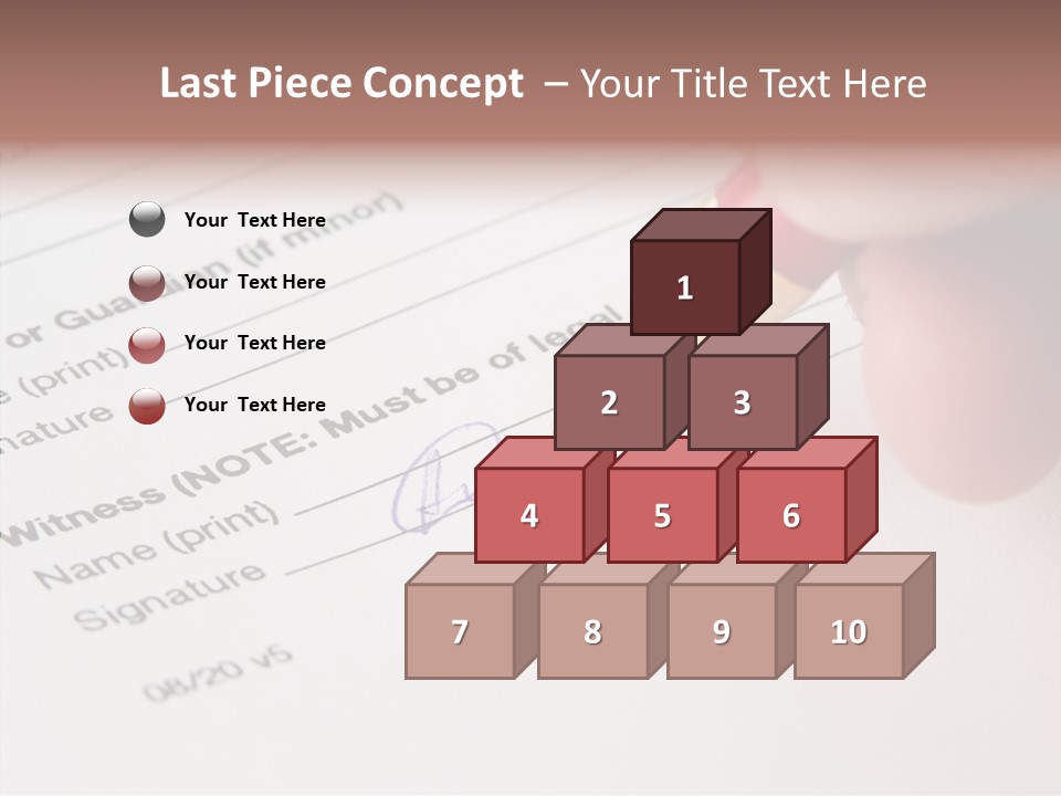 Model Register Sit PowerPoint Template