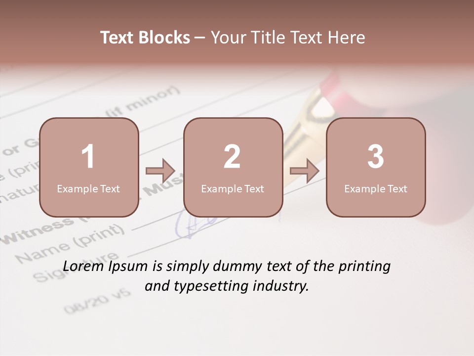 Model Register Sit PowerPoint Template