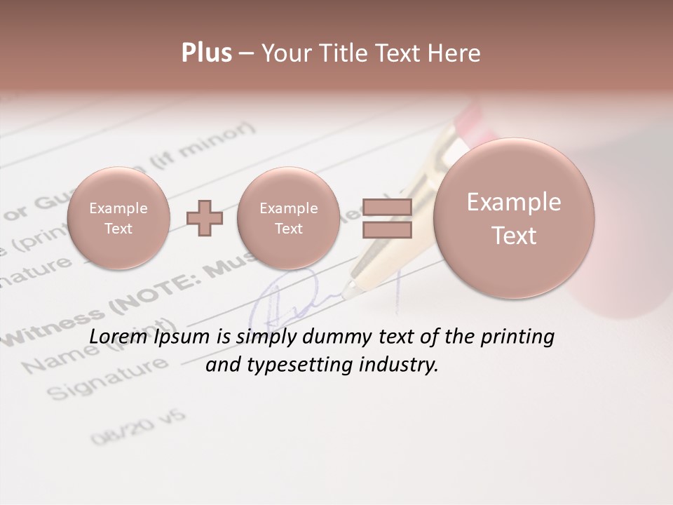 Model Register Sit PowerPoint Template