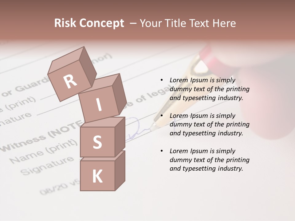 Model Register Sit PowerPoint Template