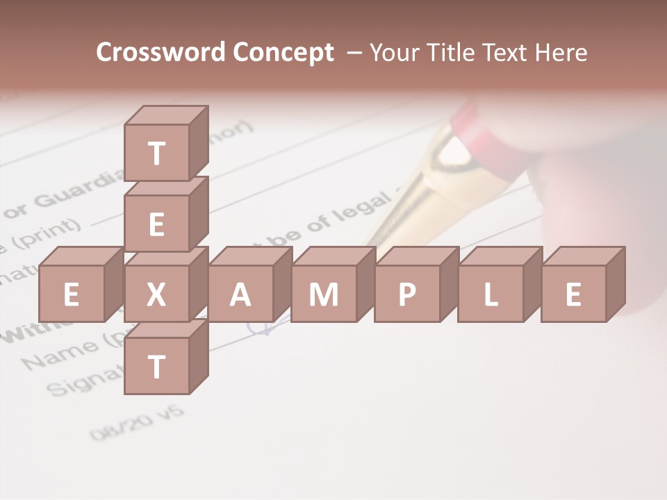 Model Register Sit PowerPoint Template