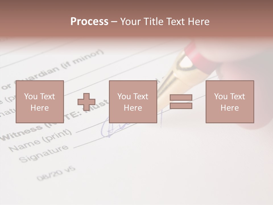 Model Register Sit PowerPoint Template