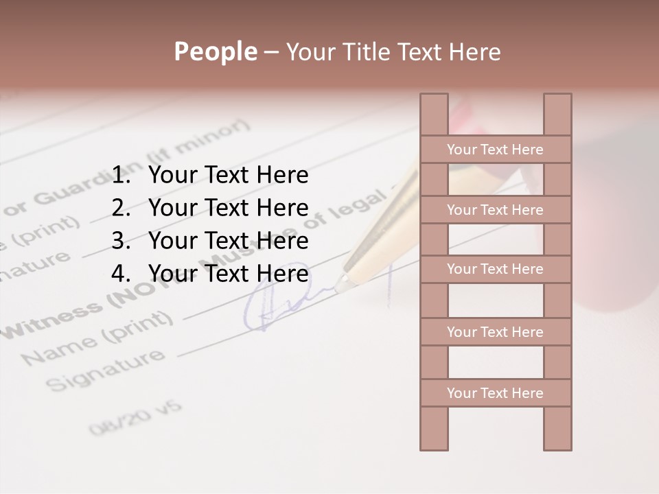 Model Register Sit PowerPoint Template
