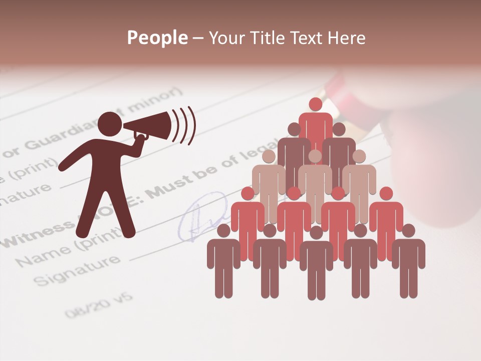 Model Register Sit PowerPoint Template