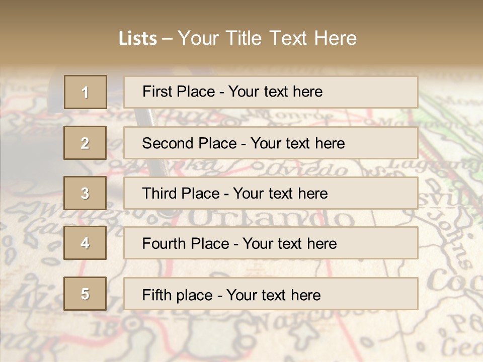 Travel Florida Orlando PowerPoint Template