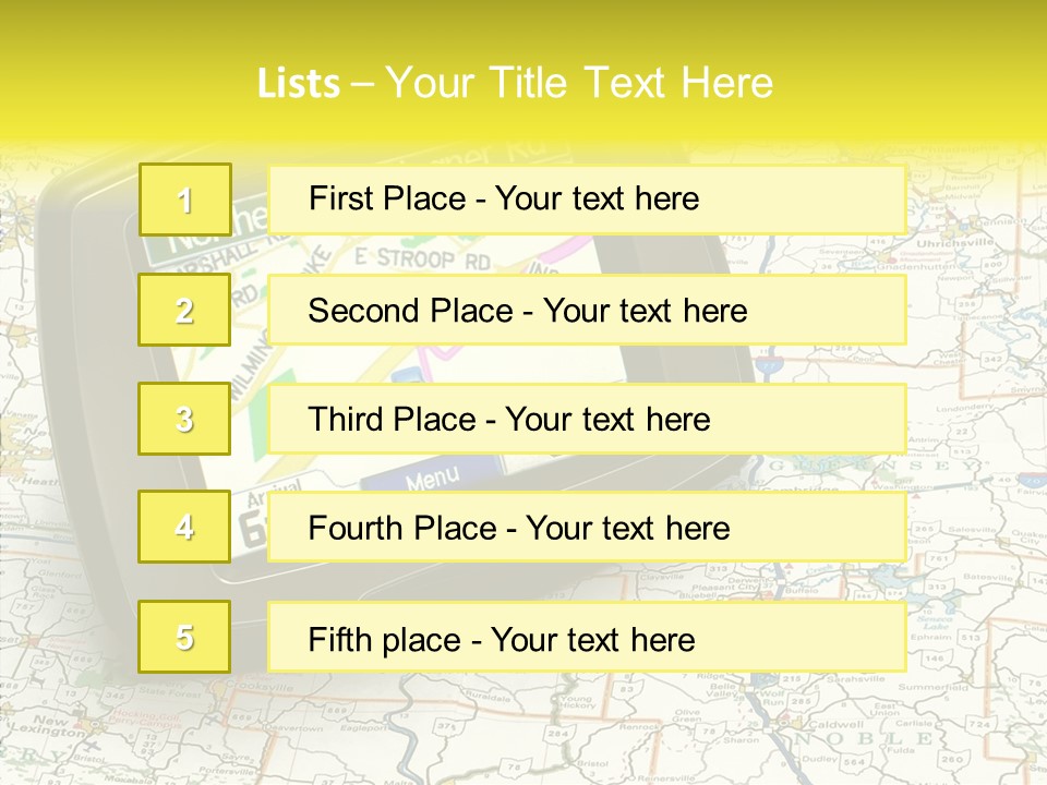 Atlas Location Electronic PowerPoint Template