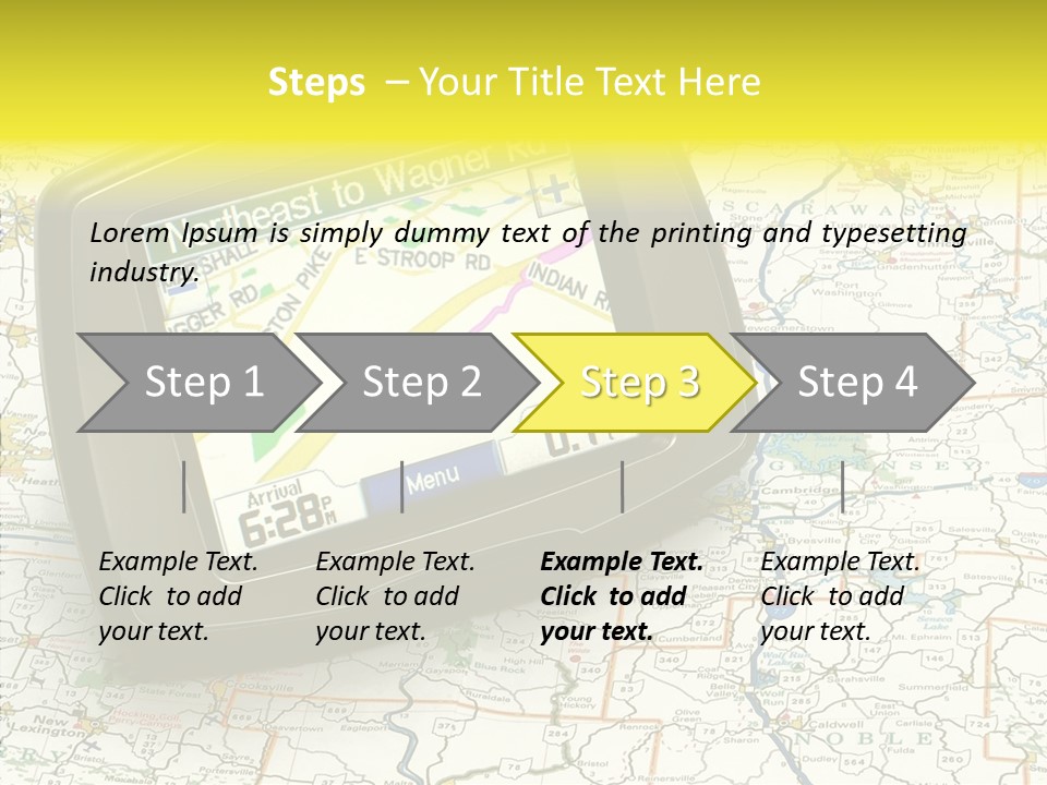 Atlas Location Electronic PowerPoint Template
