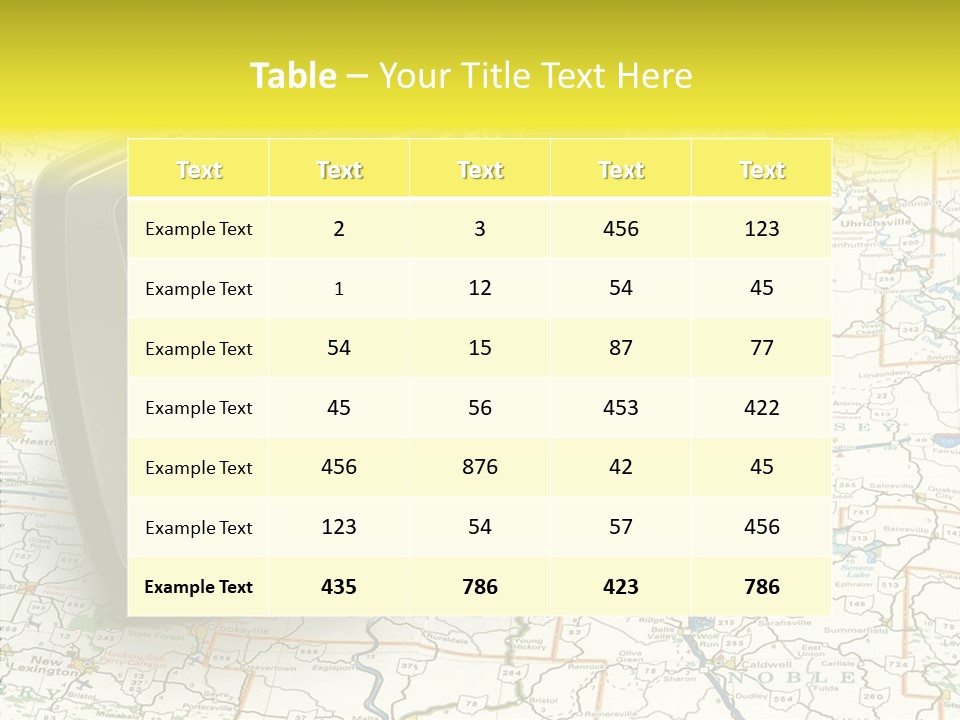 Atlas Location Electronic PowerPoint Template