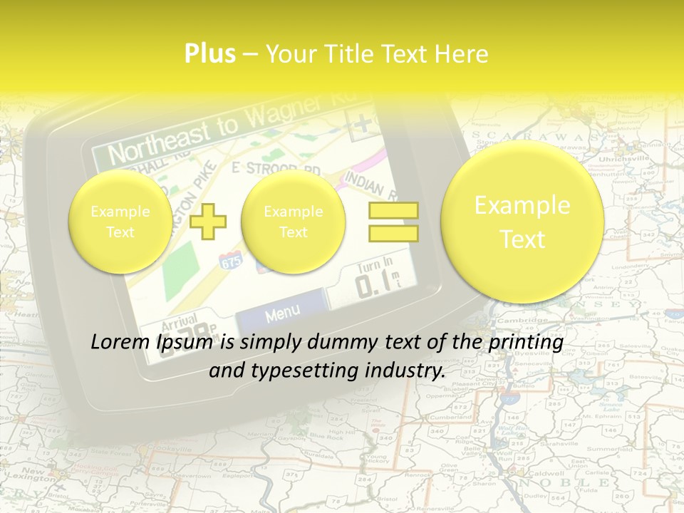 Atlas Location Electronic PowerPoint Template