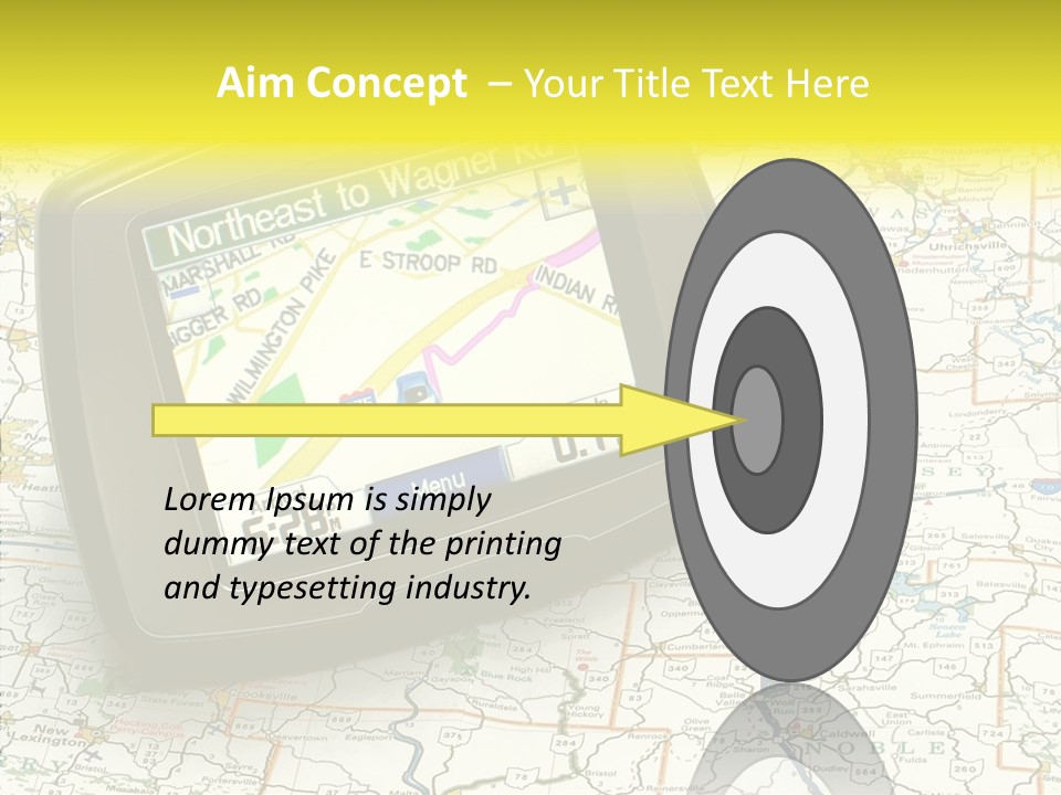 Atlas Location Electronic PowerPoint Template