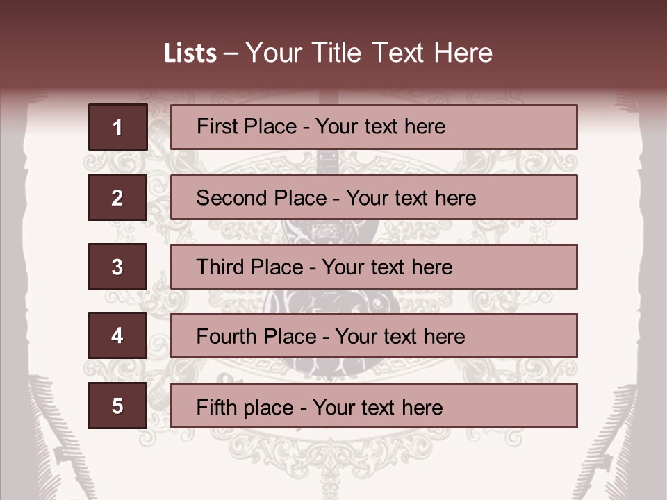 Humorou Chair Communication PowerPoint Template